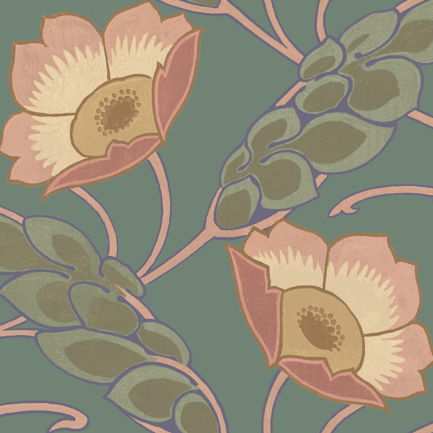 3103 Wallpaper in 77 color - pattern number 310377WS151 - by JF Fabrics in the Vivid collection