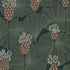 Umbrella Leaves wallpaper in navy color - pattern number 3119 - by Schumacher in the Borastapeter collection