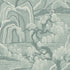 Indigo Garden wallpaper in mineral color - pattern number 3131 - by Schumacher in the Borastapeter collection