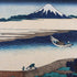 Hokusai Mural wallpaper in blue color - pattern number 3142 - by Schumacher in the Borastapeter collection