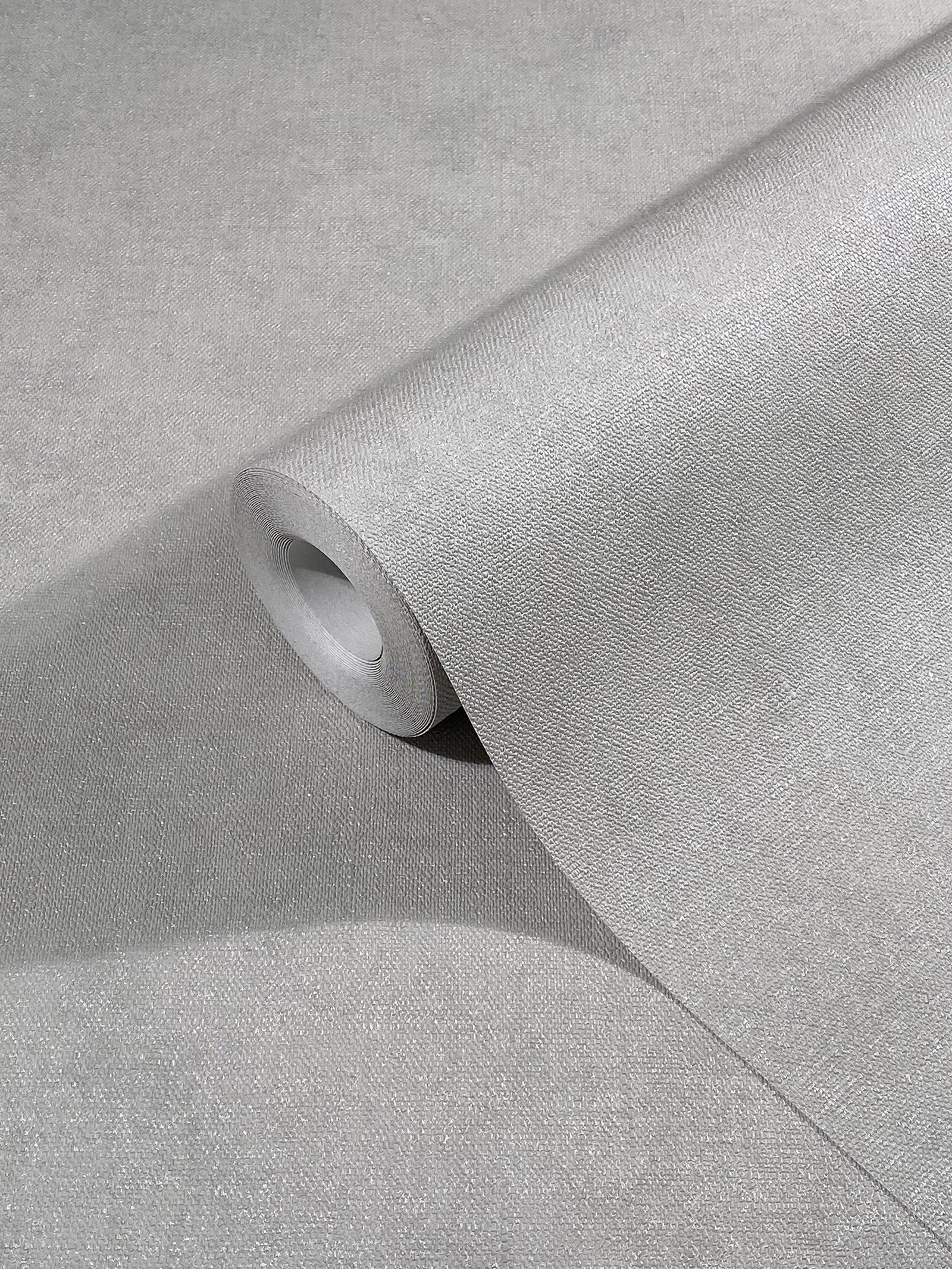 Linen Texture wallpaper in silver grey color - pattern number 32401 - by Galerie in the The New Textures collection