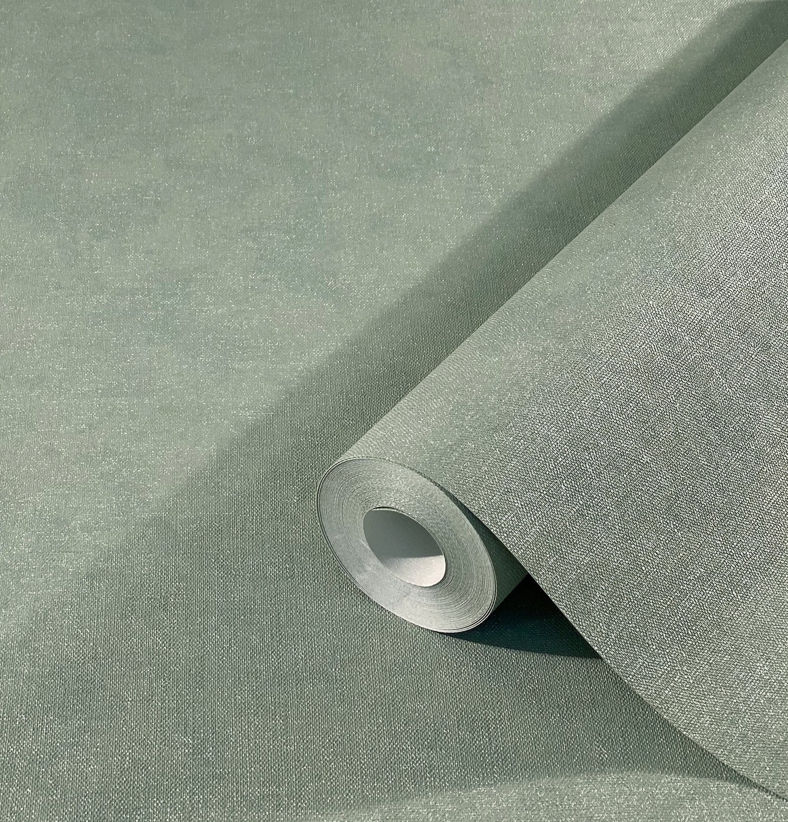 Linen Texture wallpaper in green color - pattern number 32415 - by Galerie in the The New Textures collection