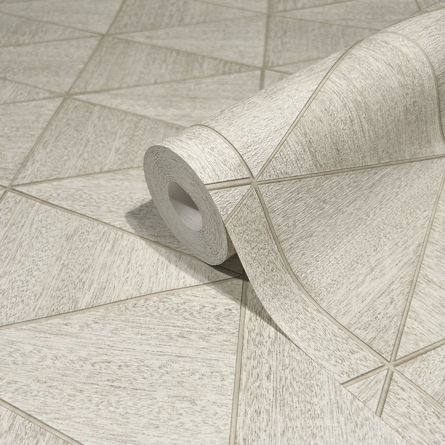 Graphic wallpaper in beige color - pattern number 33358 - by Galerie in the The Woods and Wicker collection