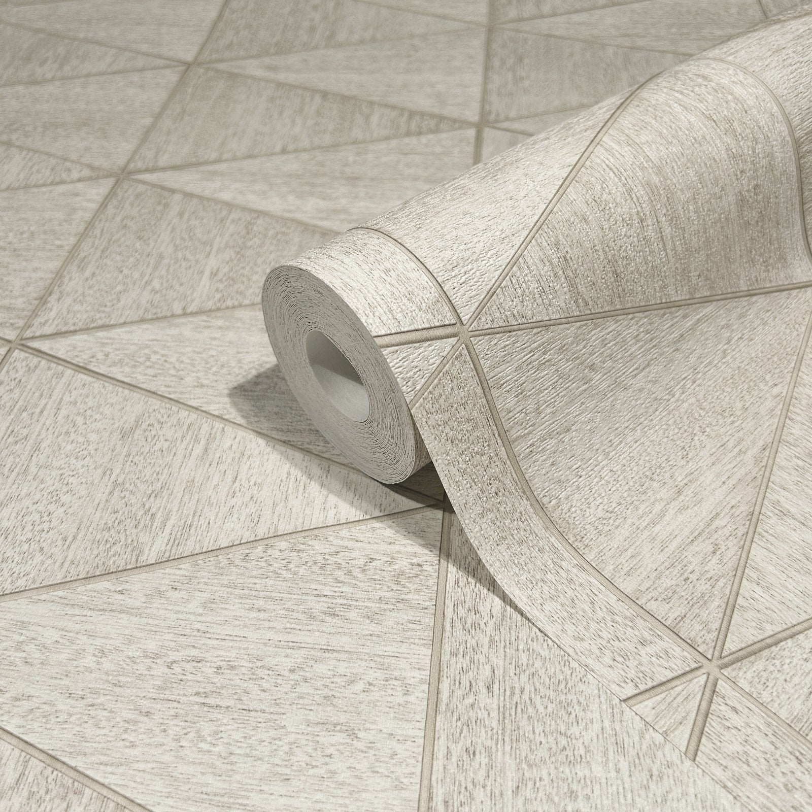 Graphic wallpaper in beige color - pattern number 33358 - by Galerie in the The Woods and Wicker collection