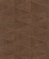 Graphic wallpaper in bronze brown color - pattern number 33361 - by Galerie in the The Woods and Wicker collection
