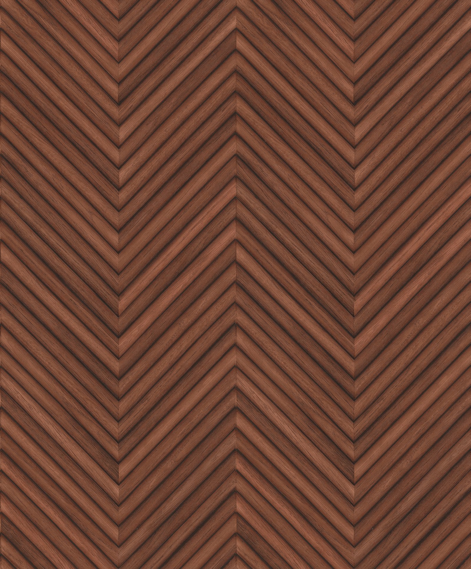 Wood optics wallpaper in red color - pattern number 33379 - by Galerie in the The Woods and Wicker collection
