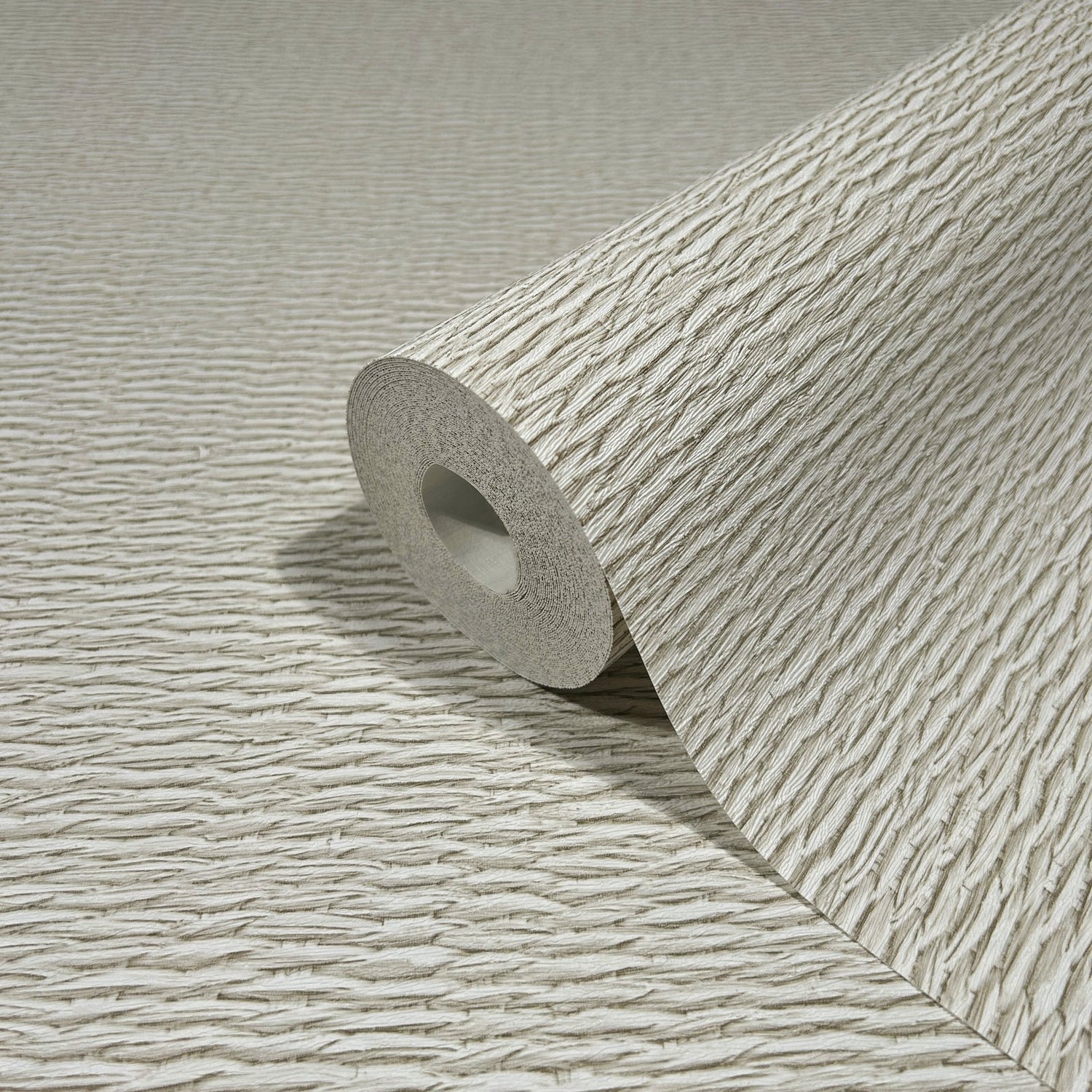 Textile optics wallpaper in beige color - pattern number 33382 - by Galerie in the The Woods and Wicker collection