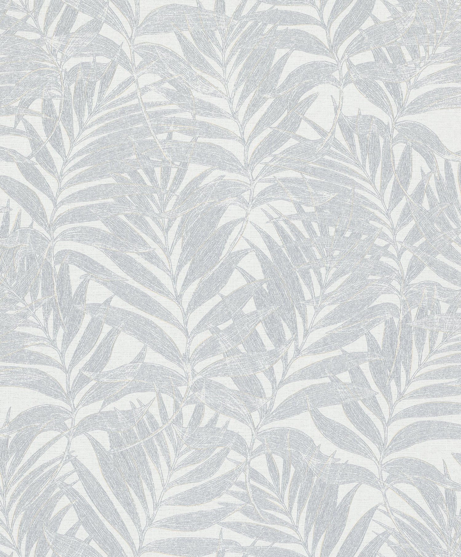 Botanical wallpaper in silver grey color - pattern number 34001 - by Galerie in the Hotel collection