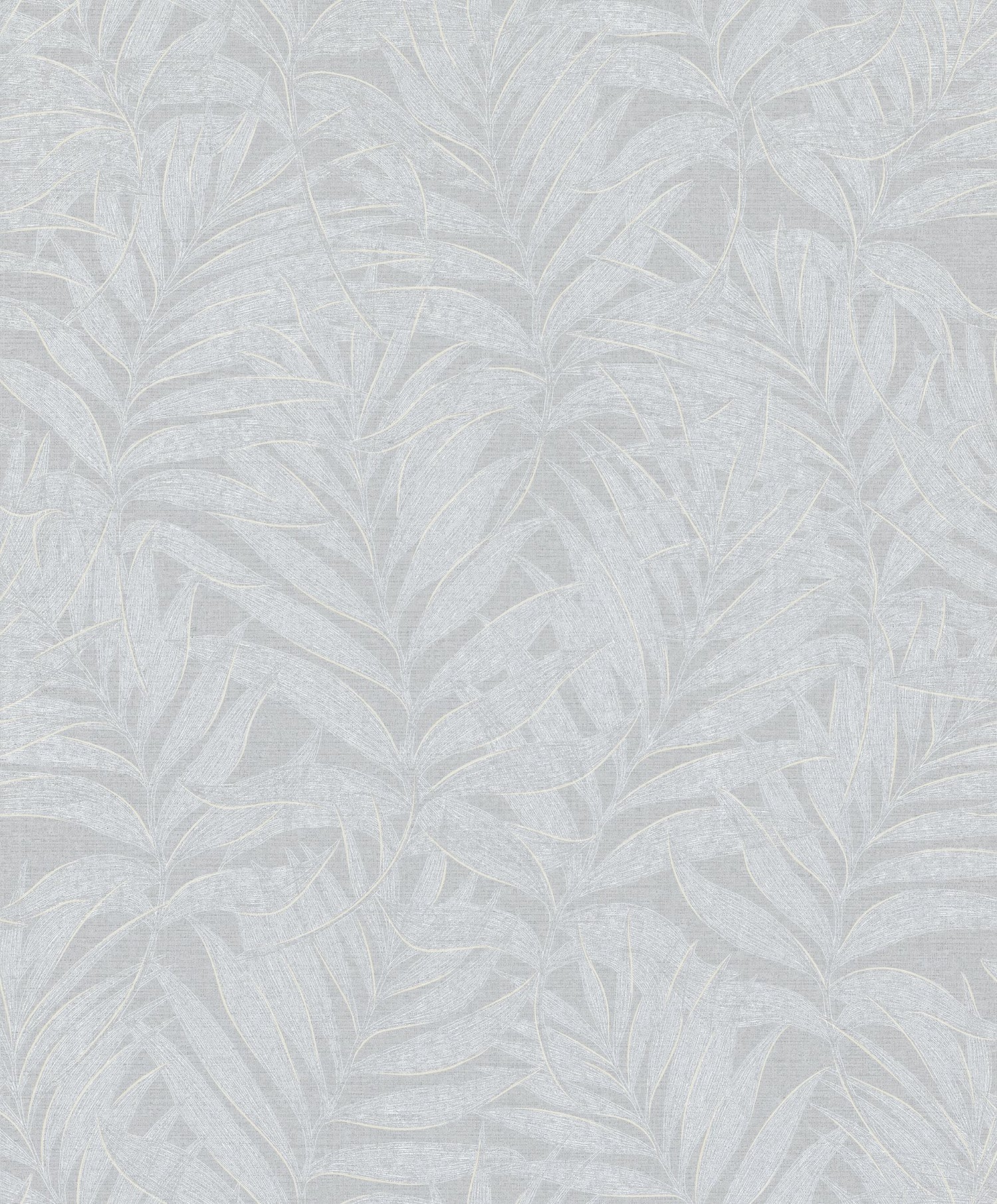 Botanical wallpaper in silver grey color - pattern number 34005 - by Galerie in the Hotel collection