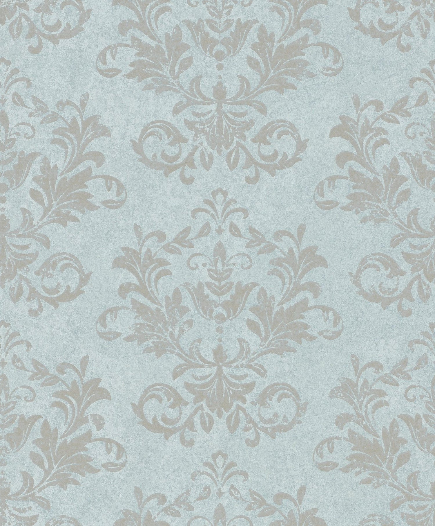 Damask wallpaper in blue color - pattern number 34009 - by Galerie in the Hotel collection