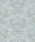 Damask wallpaper in blue color - pattern number 34009 - by Galerie in the Hotel collection