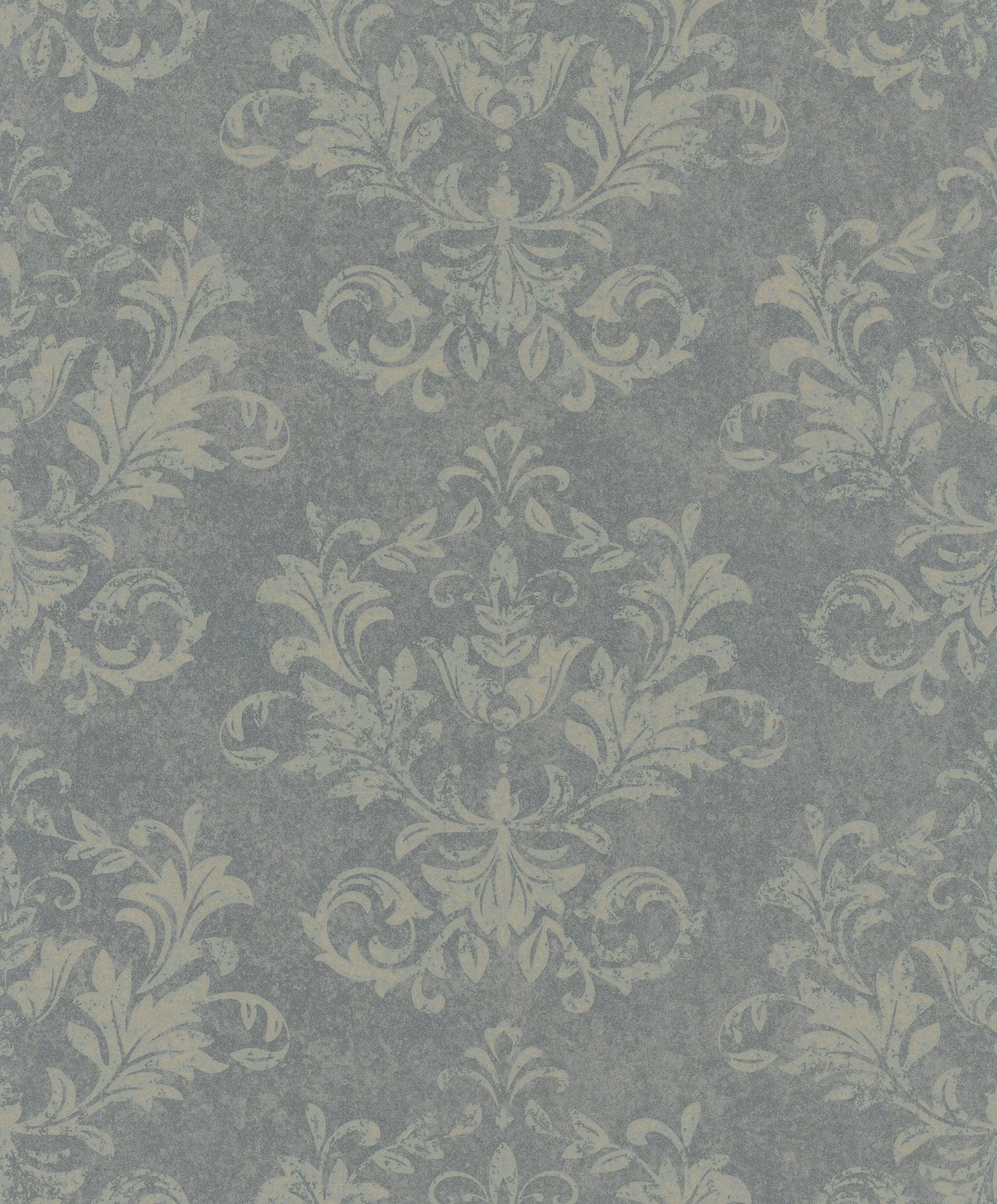 Damask wallpaper in silver grey color - pattern number 34015 - by Galerie in the Hotel collection