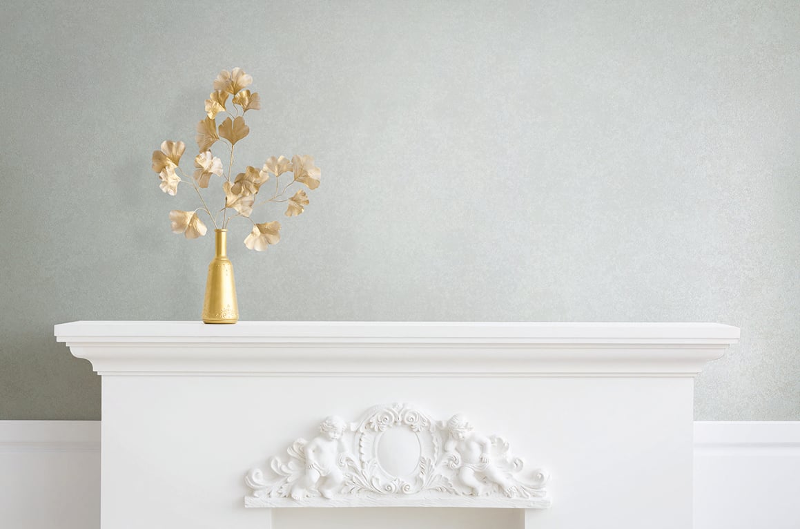 Mottle wallpaper in silver grey color - pattern number 34035 - by Galerie in the Hotel collection