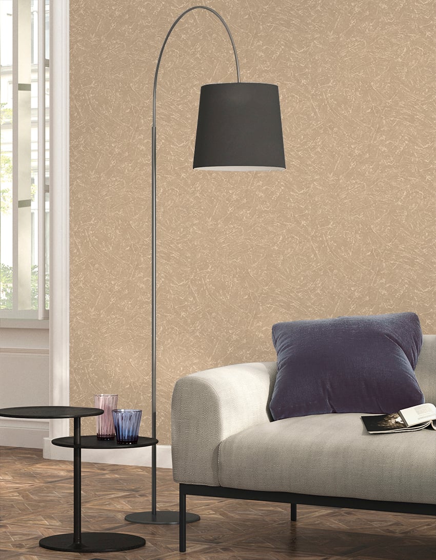 Plaster Effect wallpaper in bronze brown color - pattern number NT34154 - by Galerie in the The New Textures collection