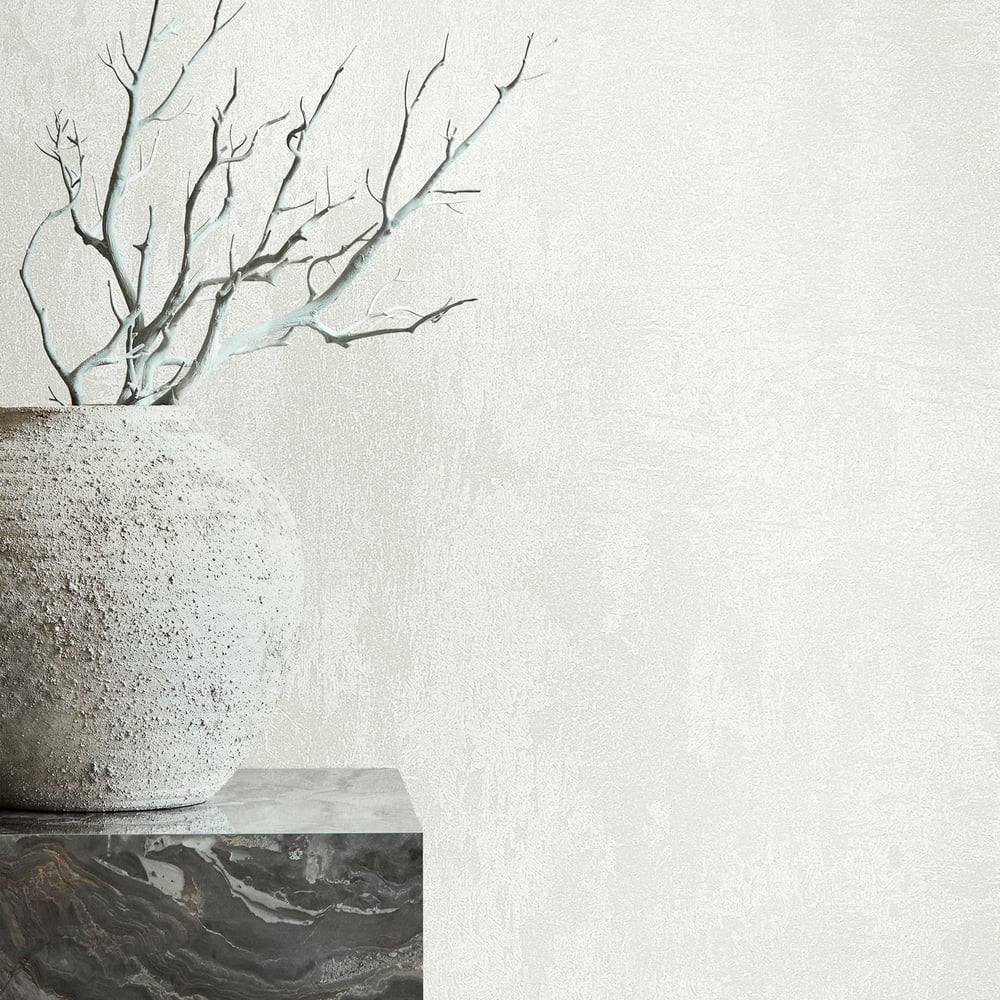 Structure Wallpaper in pearl color - pattern number 34272 - by Galerie in the City Romance collection