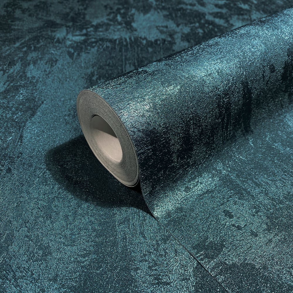 Structure Wallpaper in green color - pattern number 34278 - by Galerie in the City Romance collection