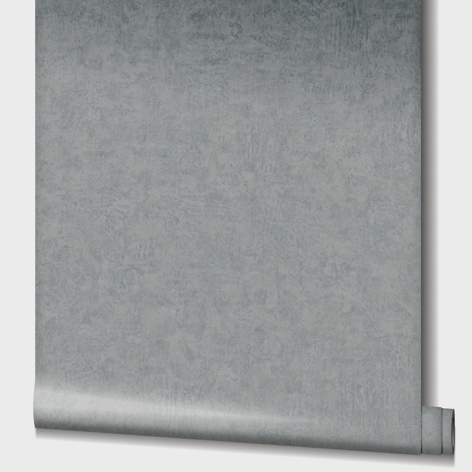 Plaster wallpaper in silver grey color - pattern number 34523 - by Galerie in the Kumano collection