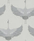 Stork wallpaper in silver grey color - pattern number 34530 - by Galerie in the Kumano collection