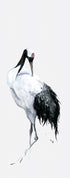 Painted Crane Mural mural in white color - pattern number 34594 - by Galerie in the Kumano collection