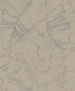 Graphic wallpaper in beige color - pattern number TR34614 - by Galerie in the Terra collection
