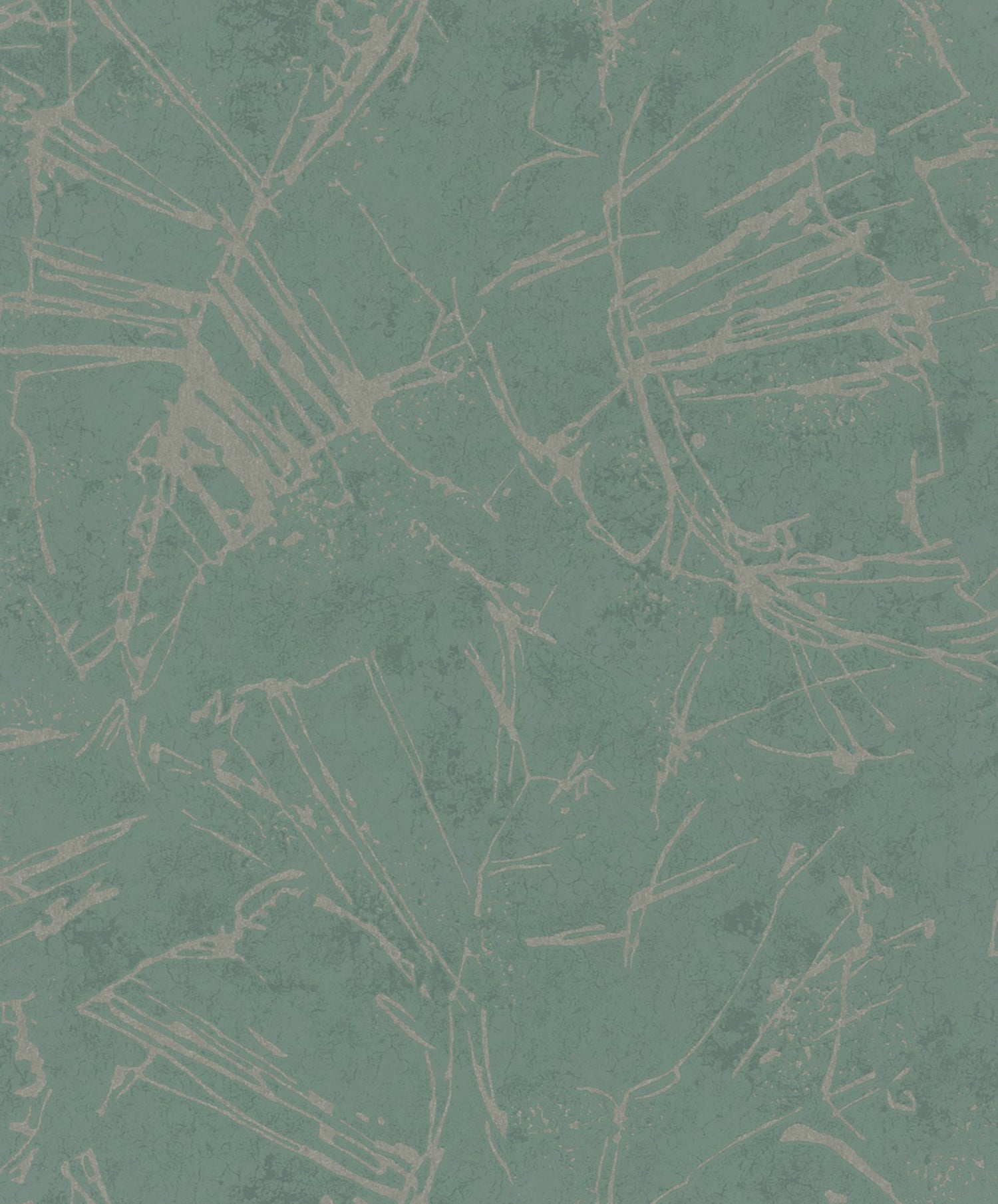 Graphic wallpaper in green color - pattern number TR34617 - by Galerie in the Terra collection