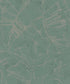 Graphic wallpaper in green color - pattern number TR34617 - by Galerie in the Terra collection