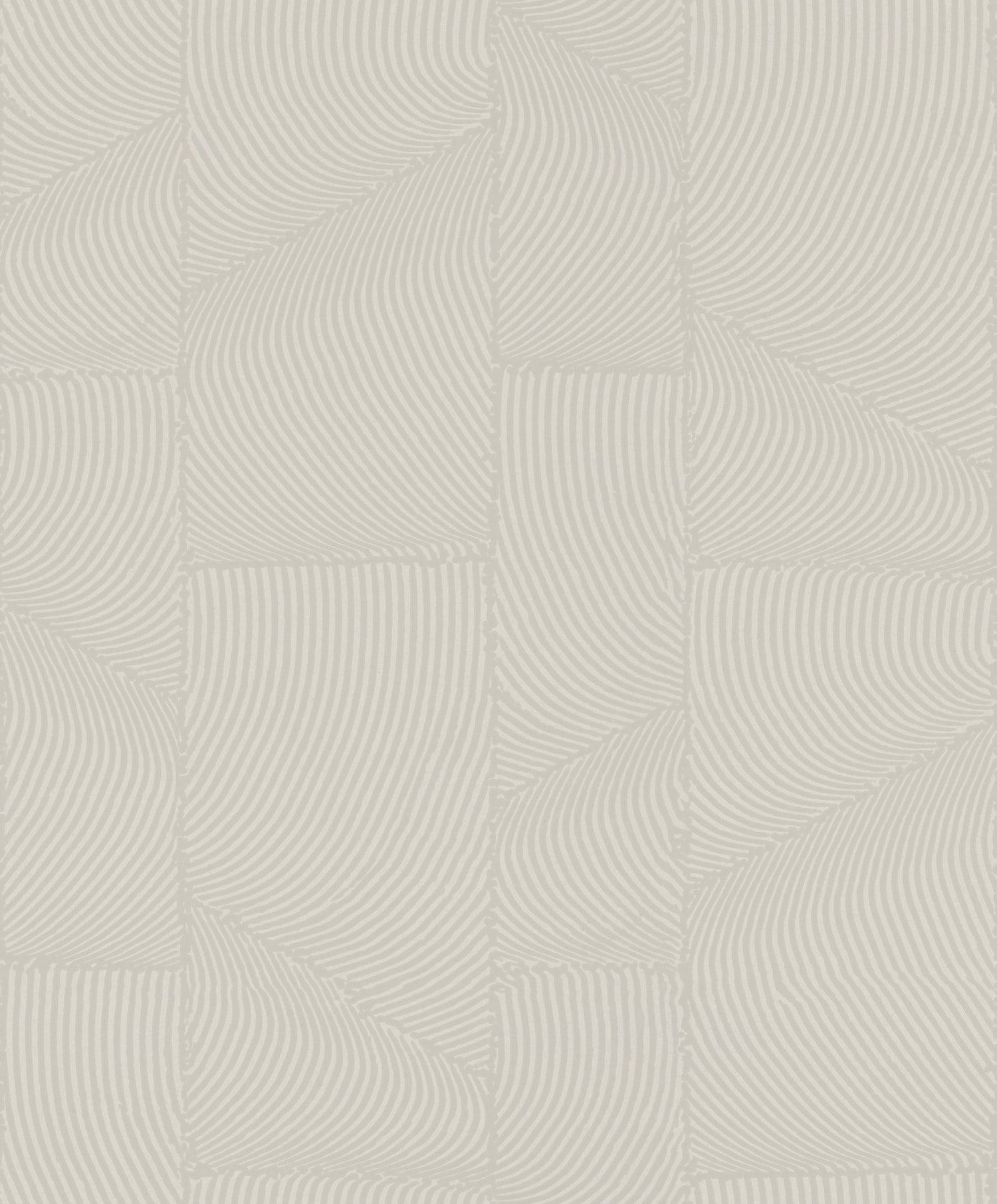 Graphic wallpaper in silver grey color - pattern number TR34642 - by Galerie in the Terra collection
