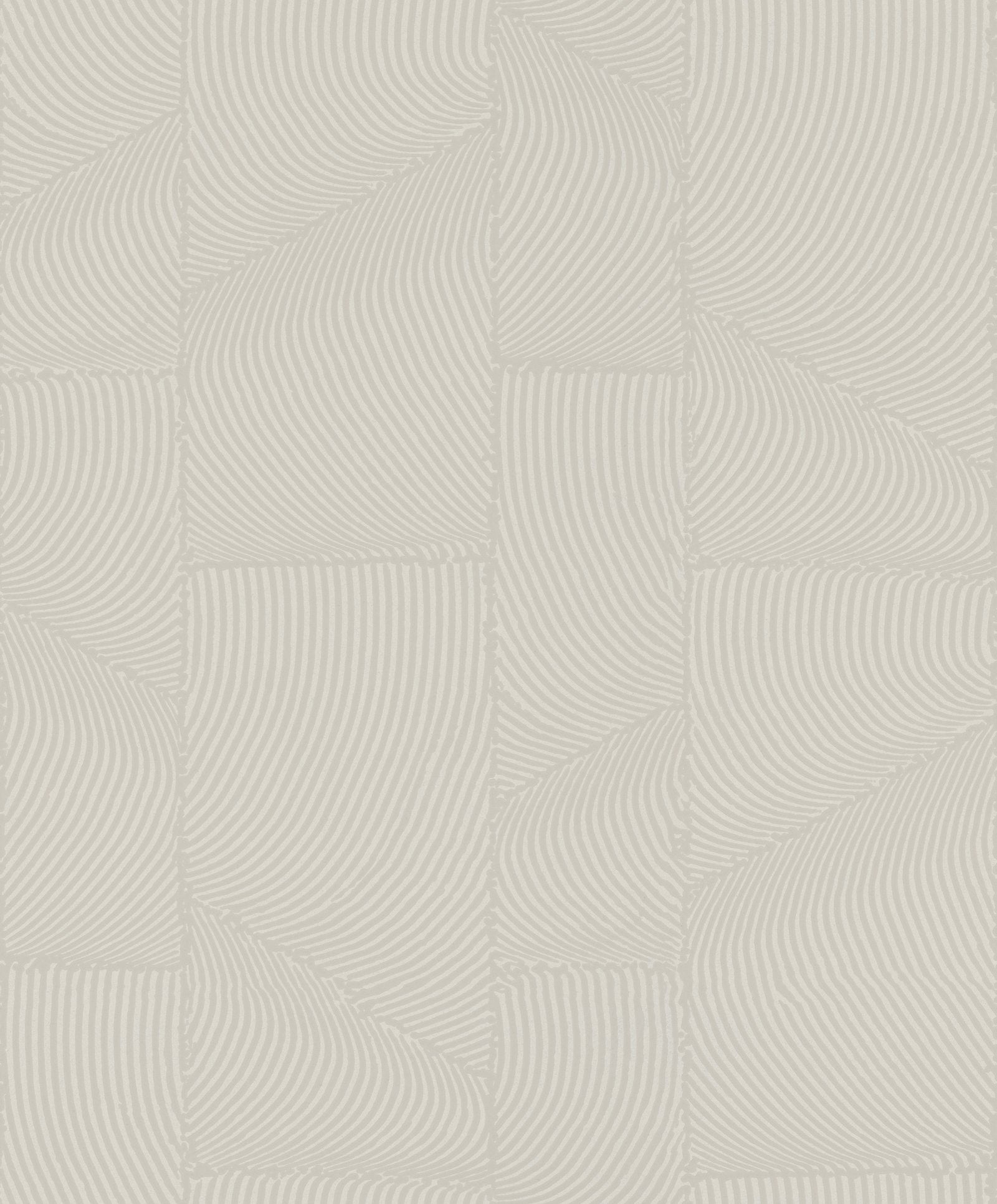 Graphic wallpaper in silver grey color - pattern number TR34642 - by Galerie in the Terra collection