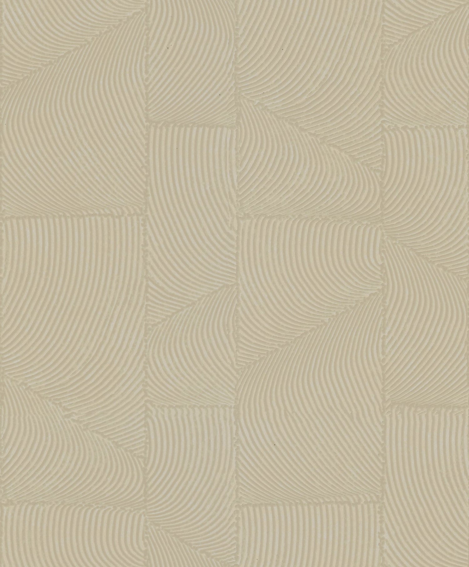 Graphic wallpaper in beige color - pattern number TR34643 - by Galerie in the Terra collection