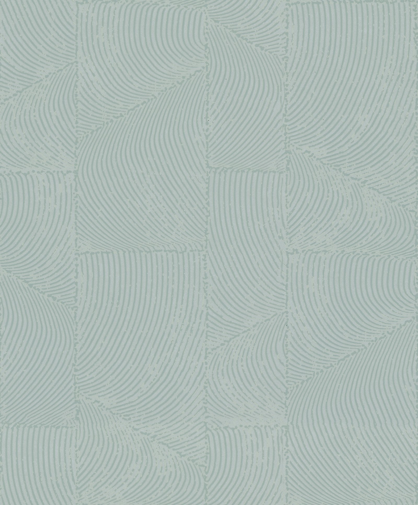 Graphic wallpaper in green color - pattern number TR34645 - by Galerie in the Terra collection
