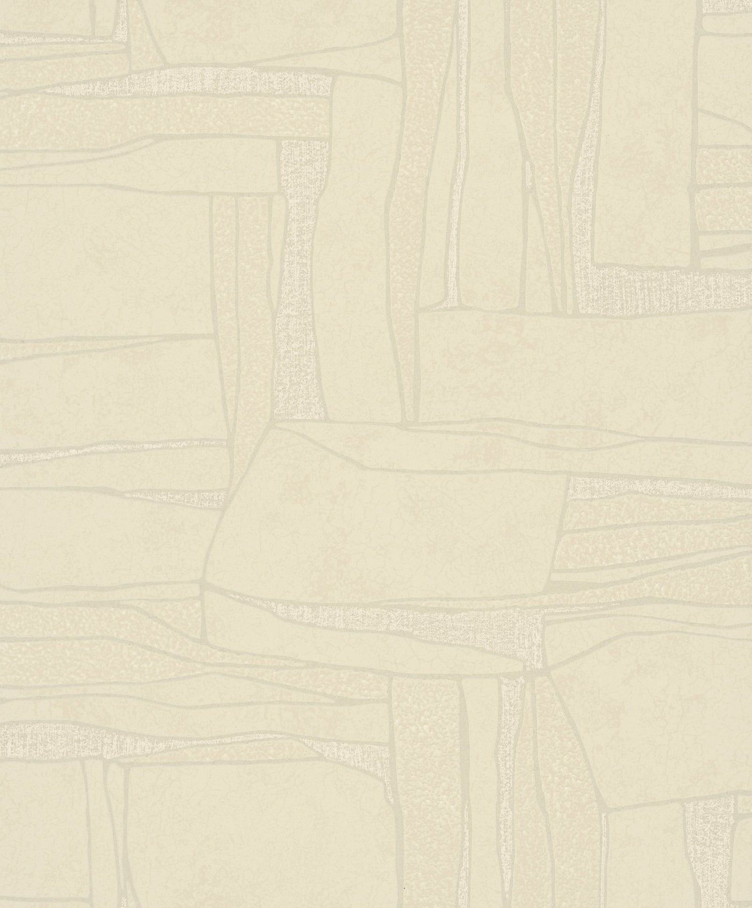 Graphic wallpaper in beige color - pattern number TR34646 - by Galerie in the Terra collection
