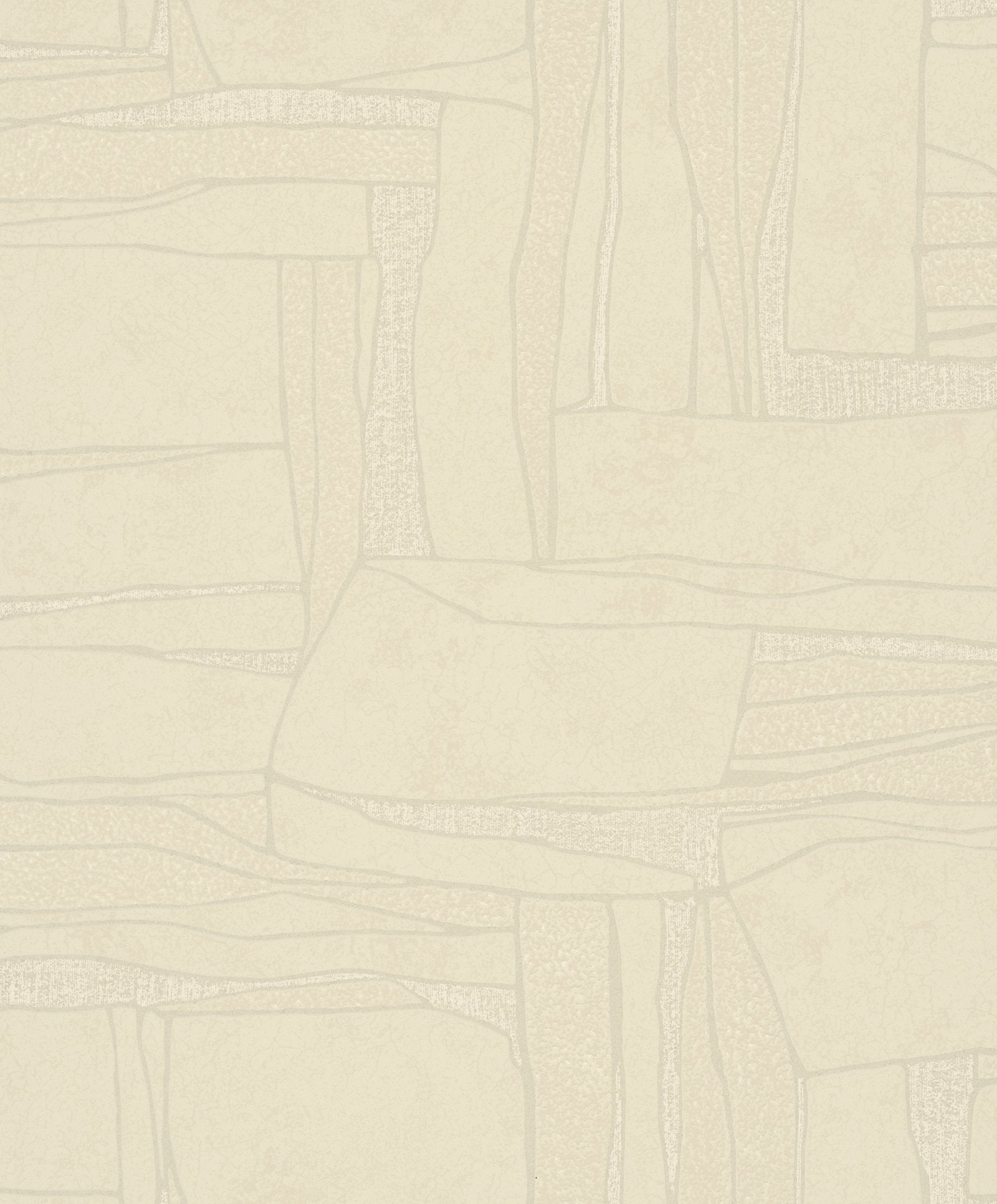 Graphic wallpaper in beige color - pattern number TR34646 - by Galerie in the Terra collection