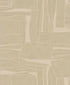 Graphic wallpaper in beige color - pattern number TR34648 - by Galerie in the Terra collection