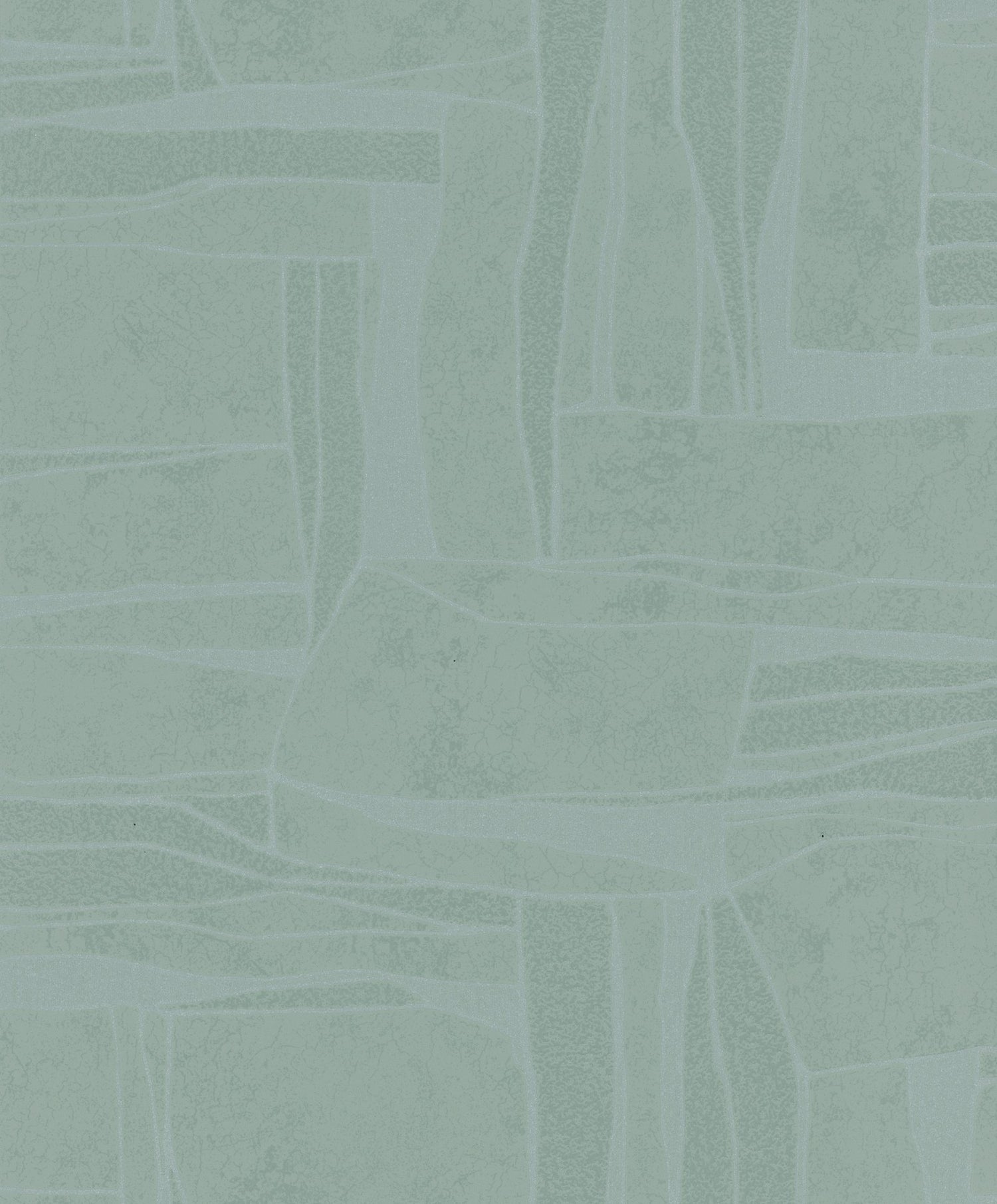 Graphic wallpaper in green color - pattern number TR34650 - by Galerie in the Terra collection