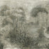 Floral 6 Panel Mural in beige color - pattern number 35098 - by Galerie in the City Romance collection
