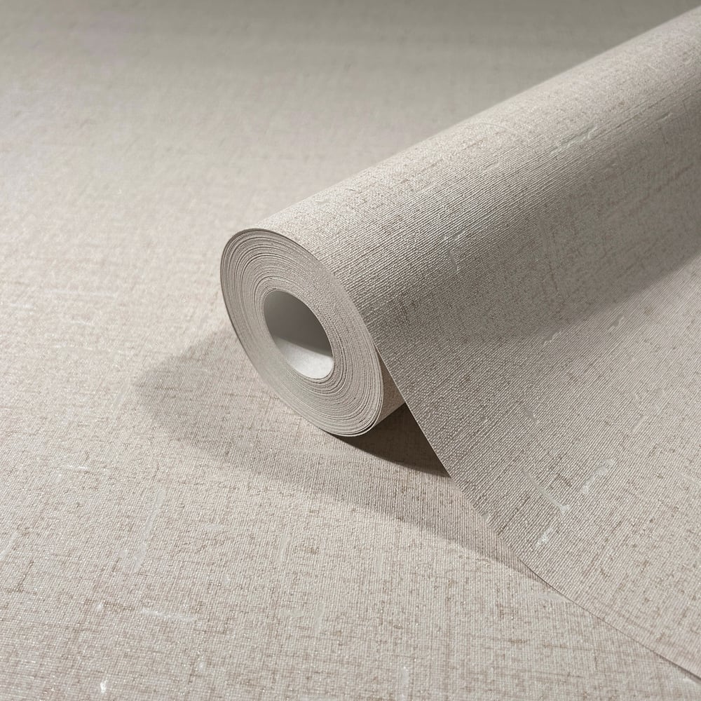 Uni Wallpaper in beige color - pattern number 35107 - by Galerie in the City Romance collection