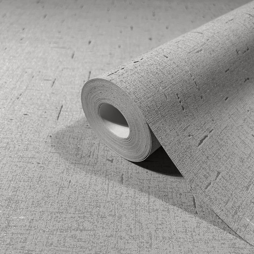 Uni Wallpaper in grey color - pattern number 35110 - by Galerie in the City Romance collection