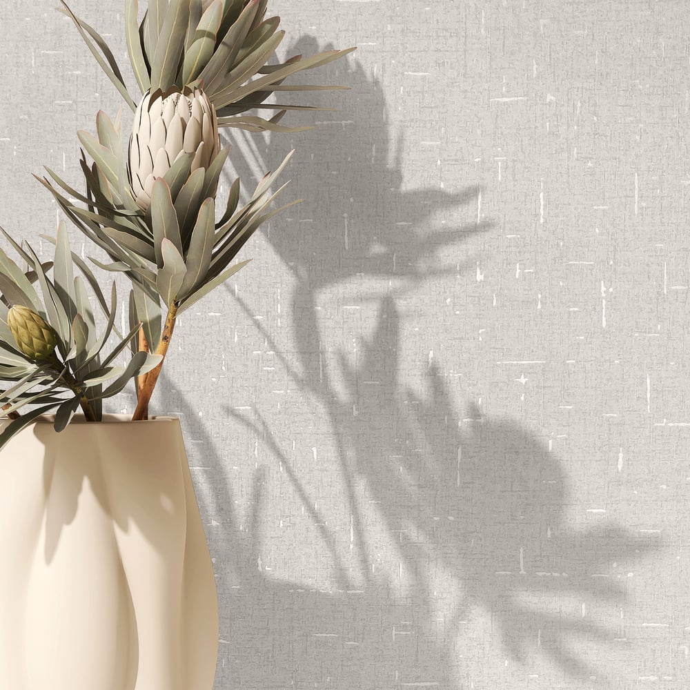 Uni Wallpaper in beige color - pattern number 35114 - by Galerie in the City Romance collection
