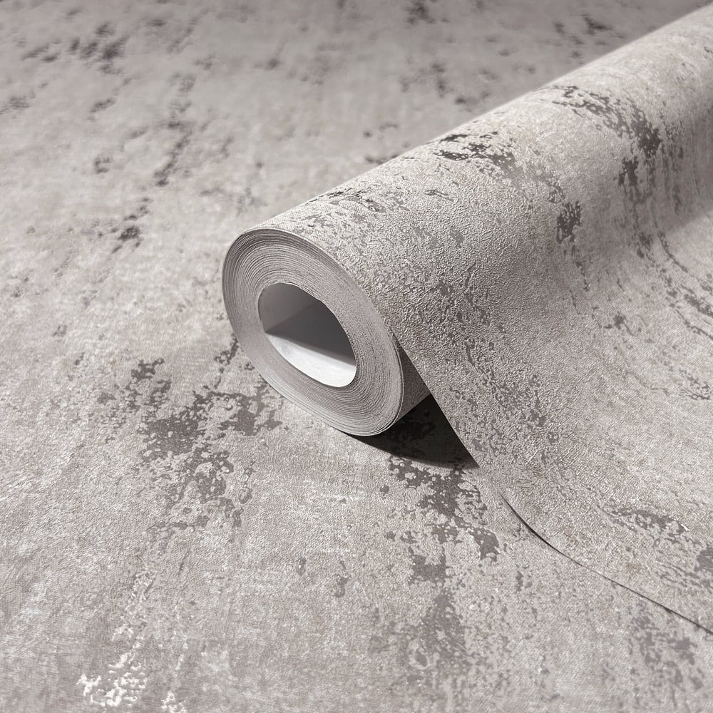 Concrete look Wallpaper in grey color - pattern number 35123 - by Galerie in the City Romance collection
