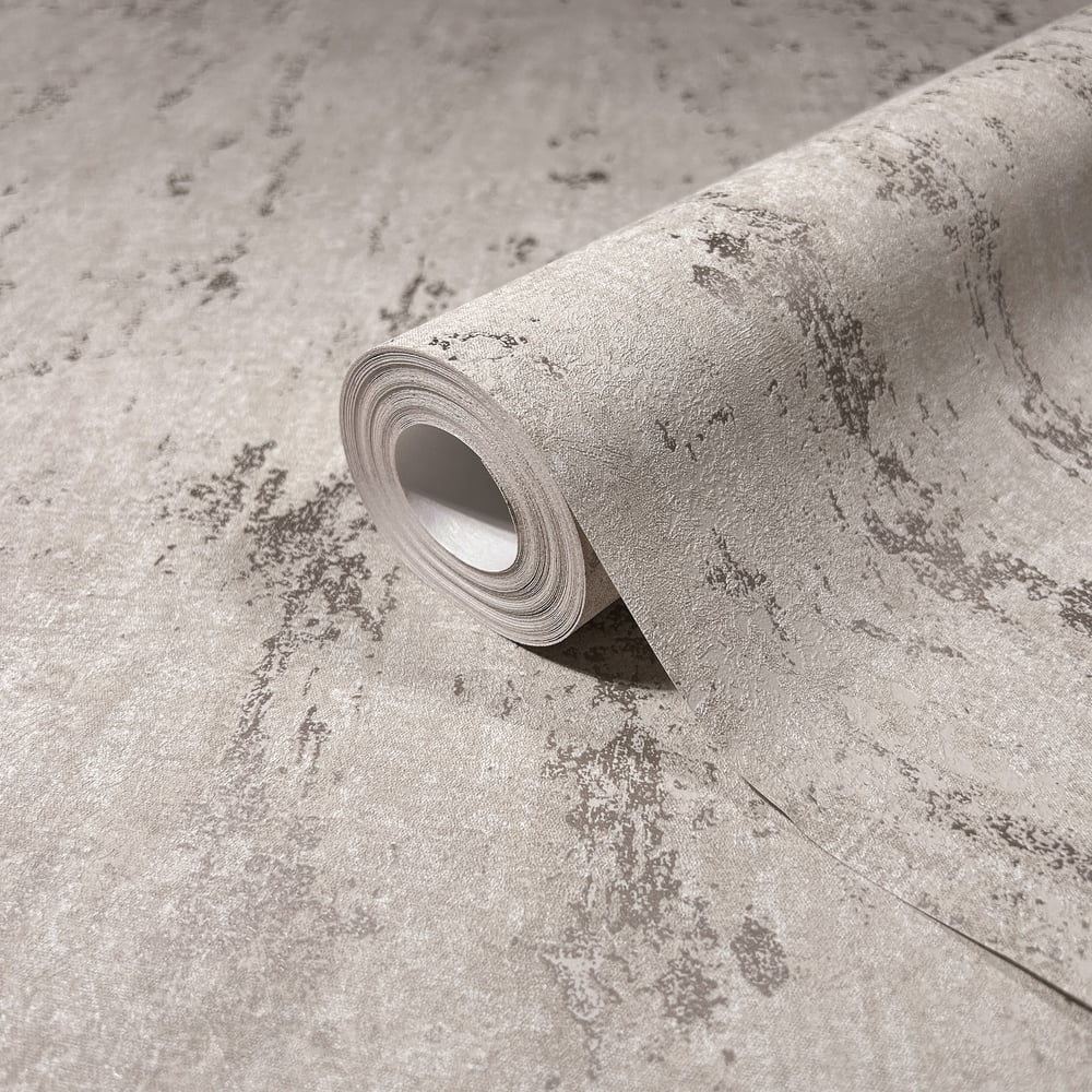 Concrete look Wallpaper in beige color - pattern number 35125 - by Galerie in the City Romance collection