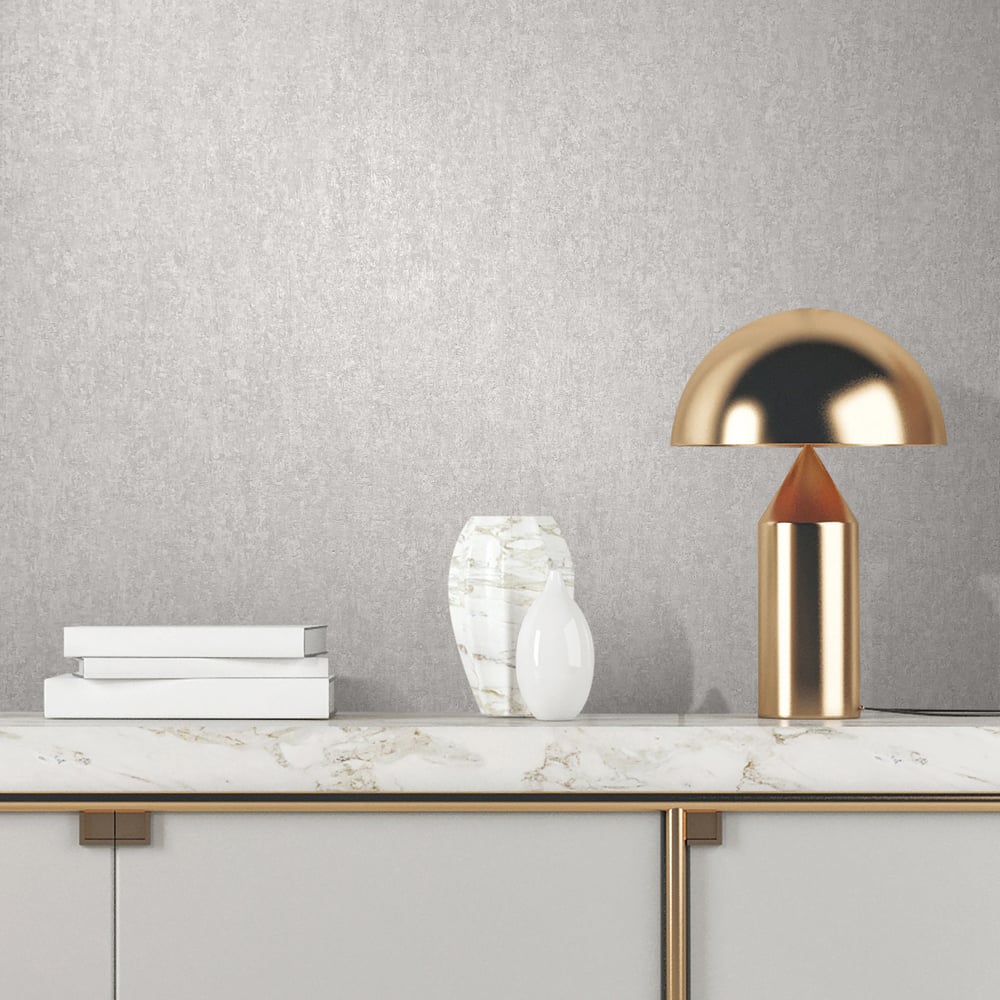 Concrete look Wallpaper in grey color - pattern number 35136 - by Galerie in the City Romance collection