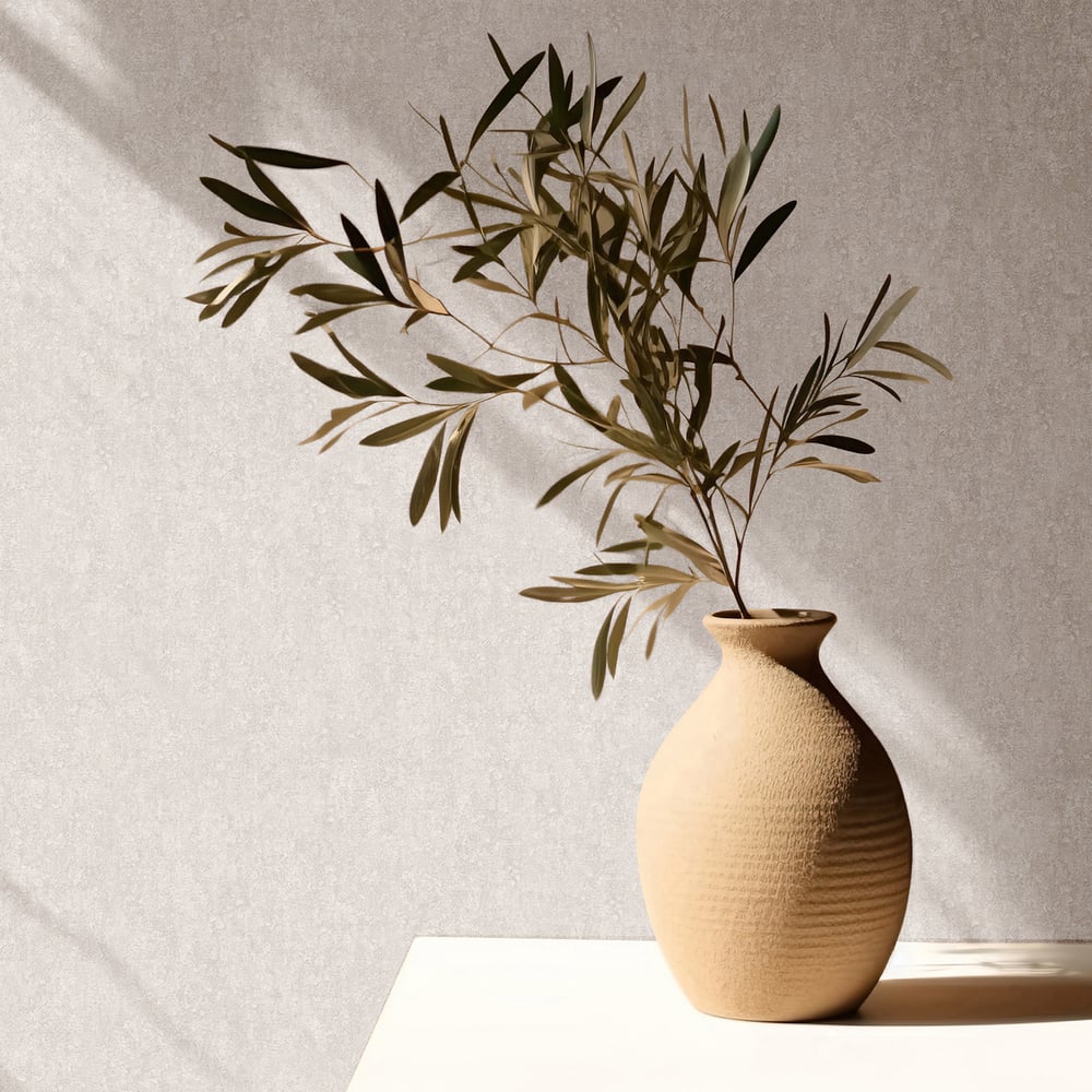 Concrete look Wallpaper in beige color - pattern number 35138 - by Galerie in the City Romance collection