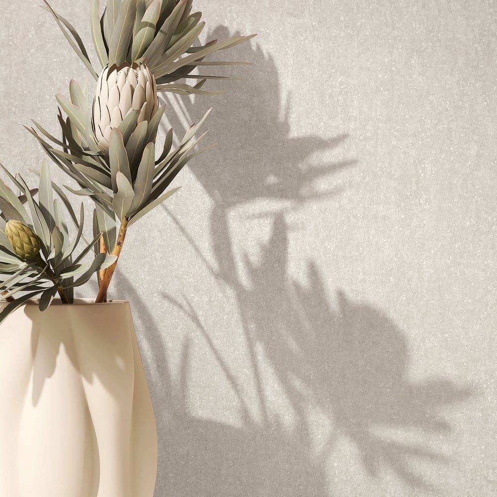 Concrete look Wallpaper in beige color - pattern number 35139 - by Galerie in the City Romance collection