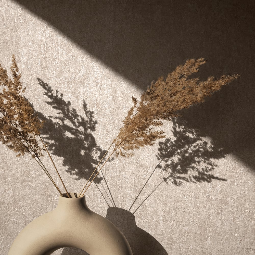 Concrete look Wallpaper in beige color - pattern number 35141 - by Galerie in the City Romance collection