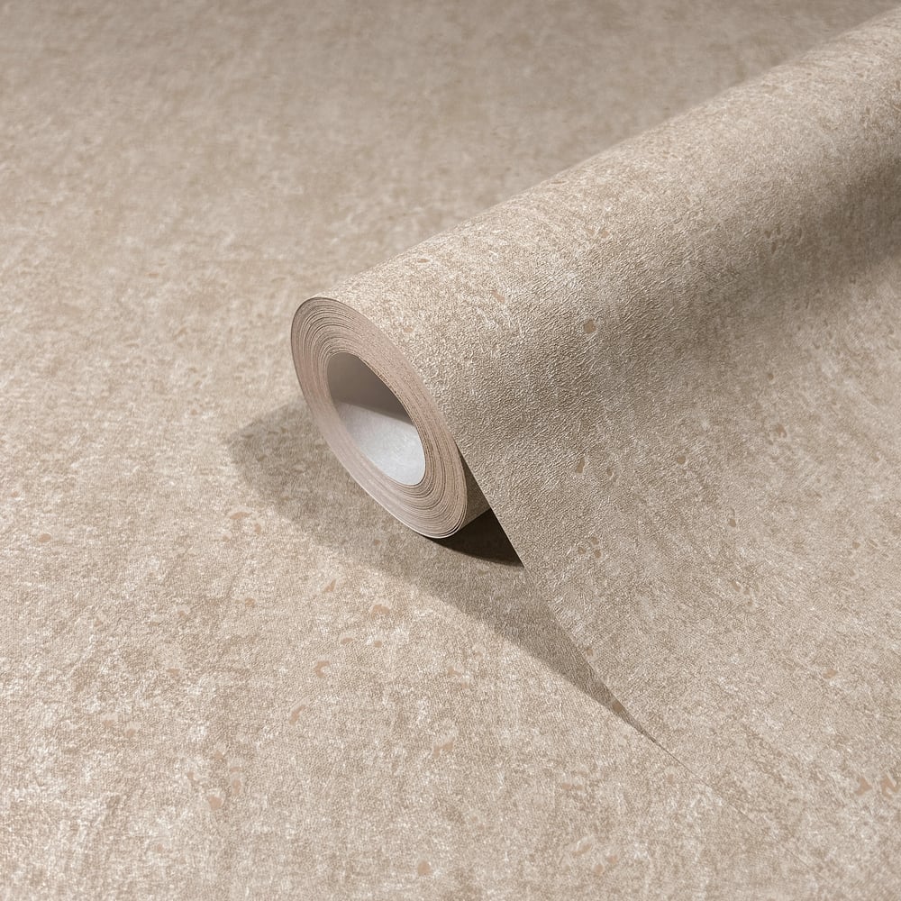 Concrete look Wallpaper in beige color - pattern number 35141 - by Galerie in the City Romance collection