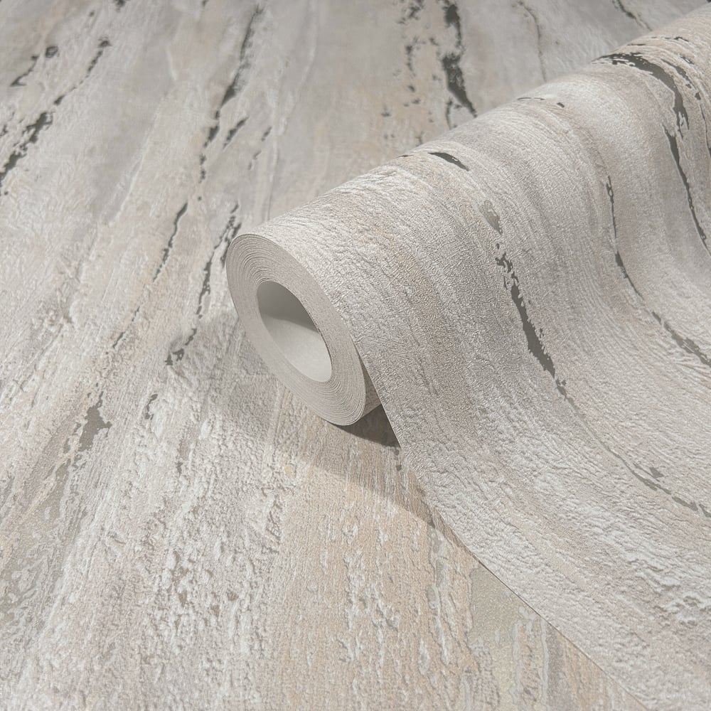 Plaster look Wallpaper in beige color - pattern number 35158 - by Galerie in the City Romance collection