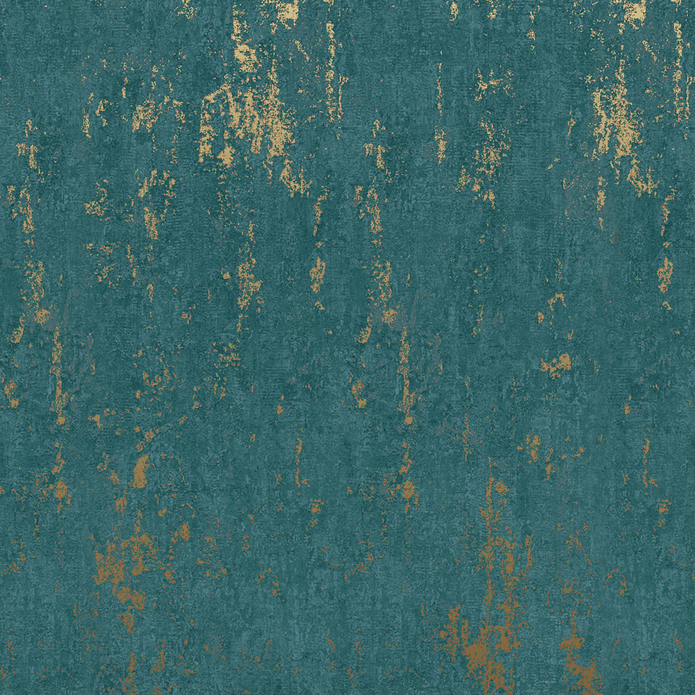 Concrete look Wallpaper in green color - pattern number 35164 - by Galerie in the City Romance collection