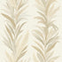 Leaf Flourish wallpaper in beige gold color - pattern number 35902 - by Galerie in the Ornamenta collection