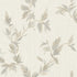 Thin Leaf wallpaper in beige cream color - pattern number 35913 - by Galerie in the Ornamenta collection