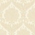 Traditional Damask wallpaper in beige cream color - pattern number 35922 - by Galerie in the Ornamenta collection